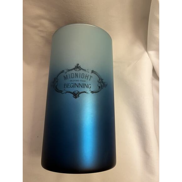 Disney Parks Princess Cinderella glass Candle Holder jar home decor, pre owned - Picture 1 of 6